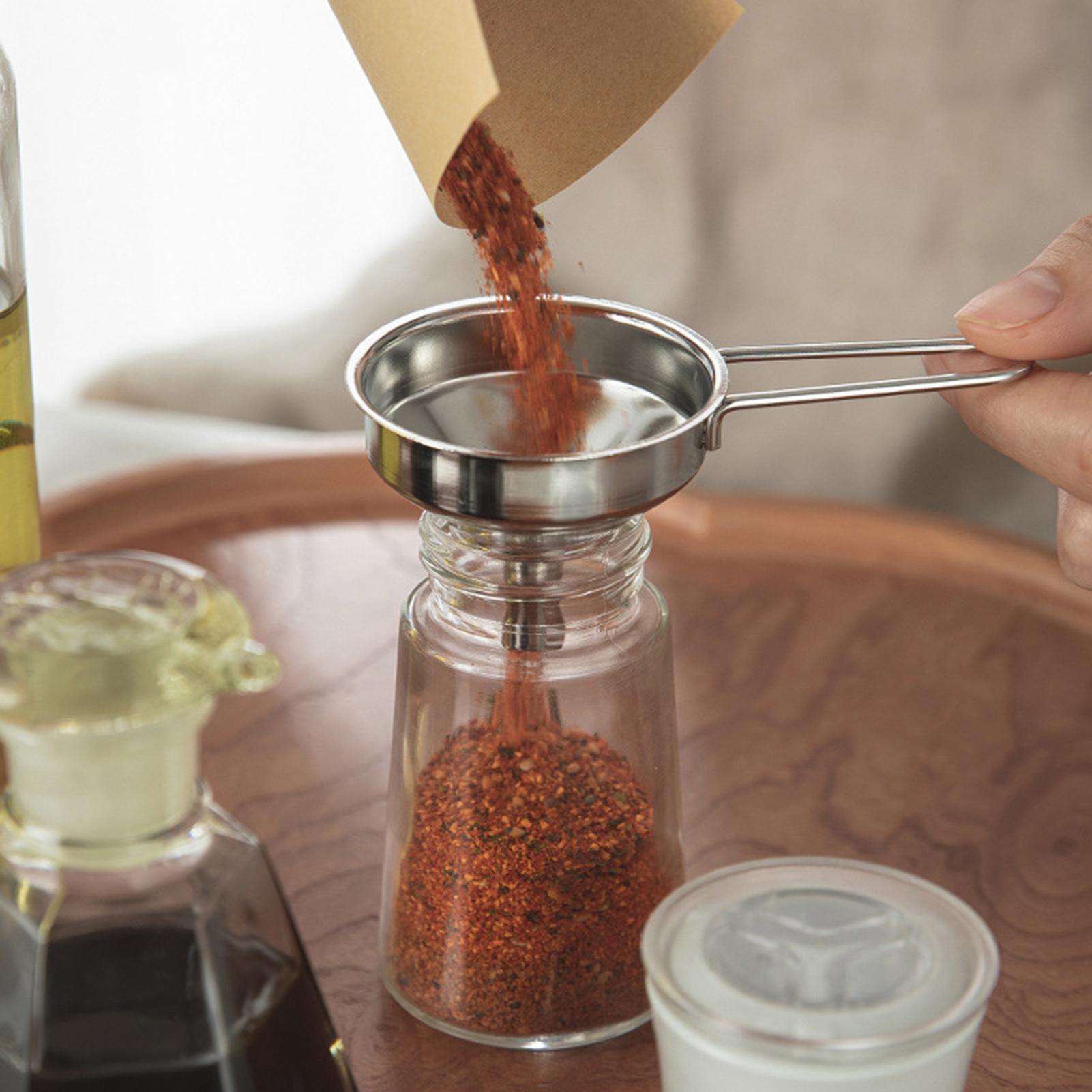 Camping Cooking And Drinking - Entonnoir en acier inoxydable pour bouteille
