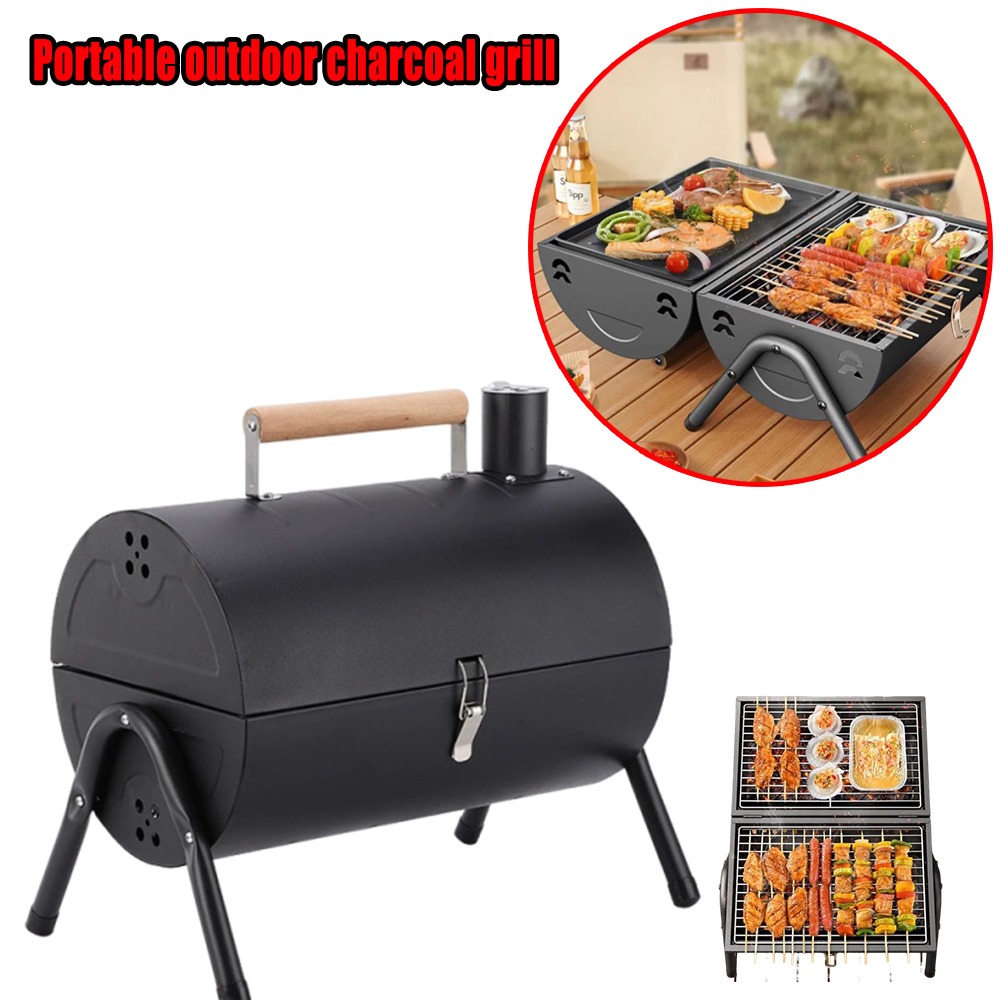 Charcoal Chimney Starter - Support de cuisinière d'extérieur en acier