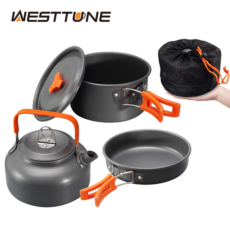 Camping Cooking Kitchen - WESTTUNE – Kit d'ustensiles de cuisine