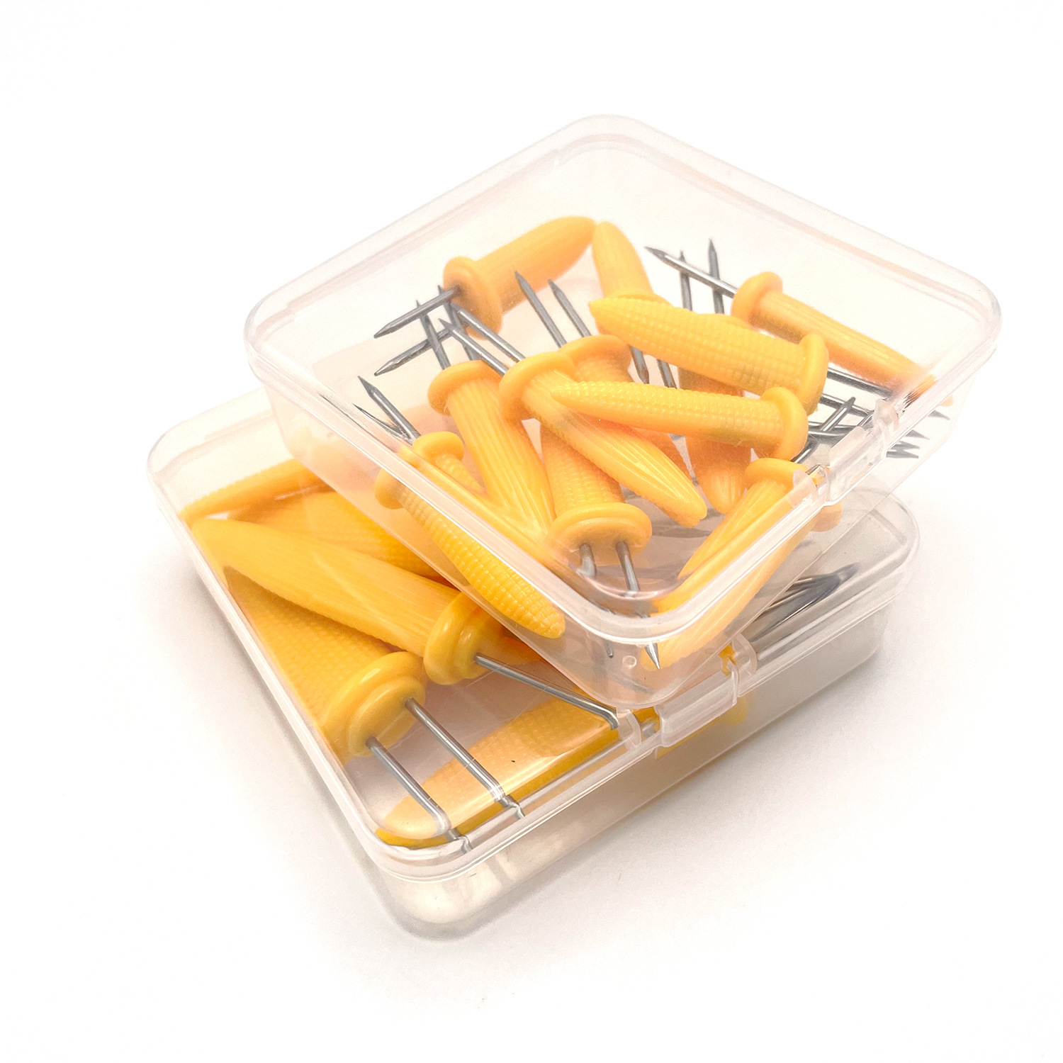 Camping Cooking Container - Supports à maïs en acier inoxydable,