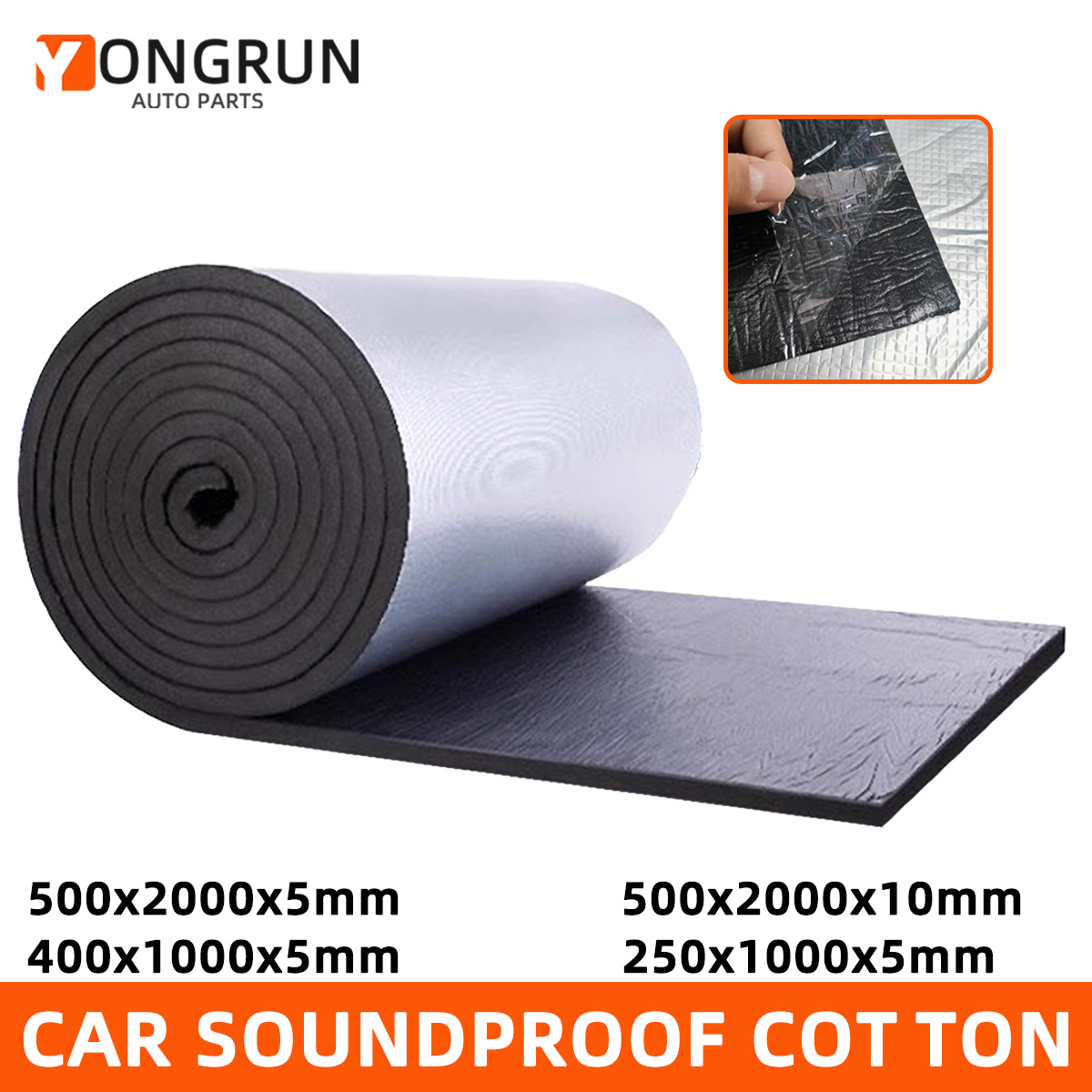 Aluminum Foil Heavy Duty - YONGRUN 1 PC isolation phonique de