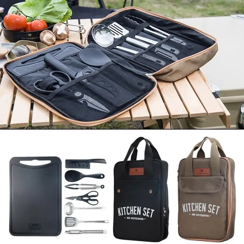Camping Cooking Trangia - Ensemble de 8 ustensiles de cuisine