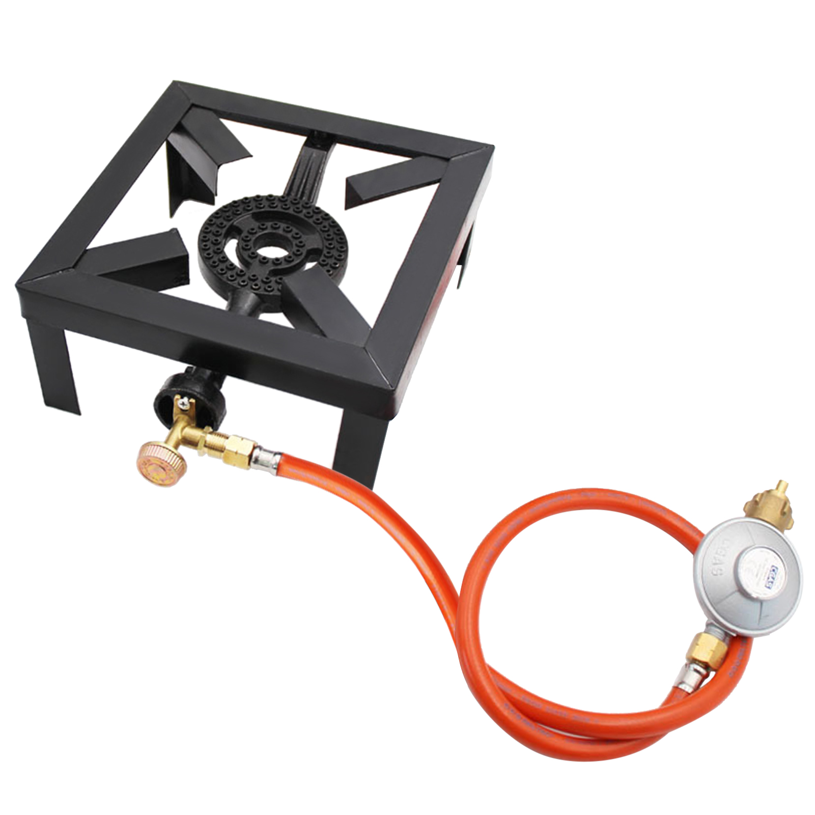 Camping Cooking Cast Iron - Tomshoo 8KW anneau d'ébullition au gaz