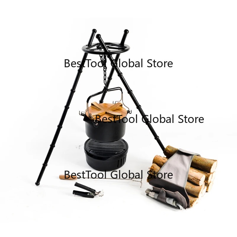 Camping Cooking Bundle - Ensemble de cuisine de camping multifonctionnel,