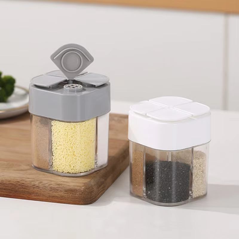 Camping Cooking Container - Kit de 4 distributeurs d'épices en