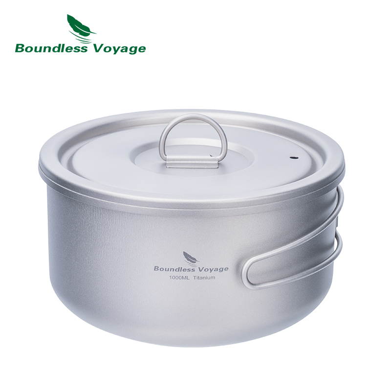 Camping Cooking Kitchen - Boundless Voyage-Marmite de camping en titane