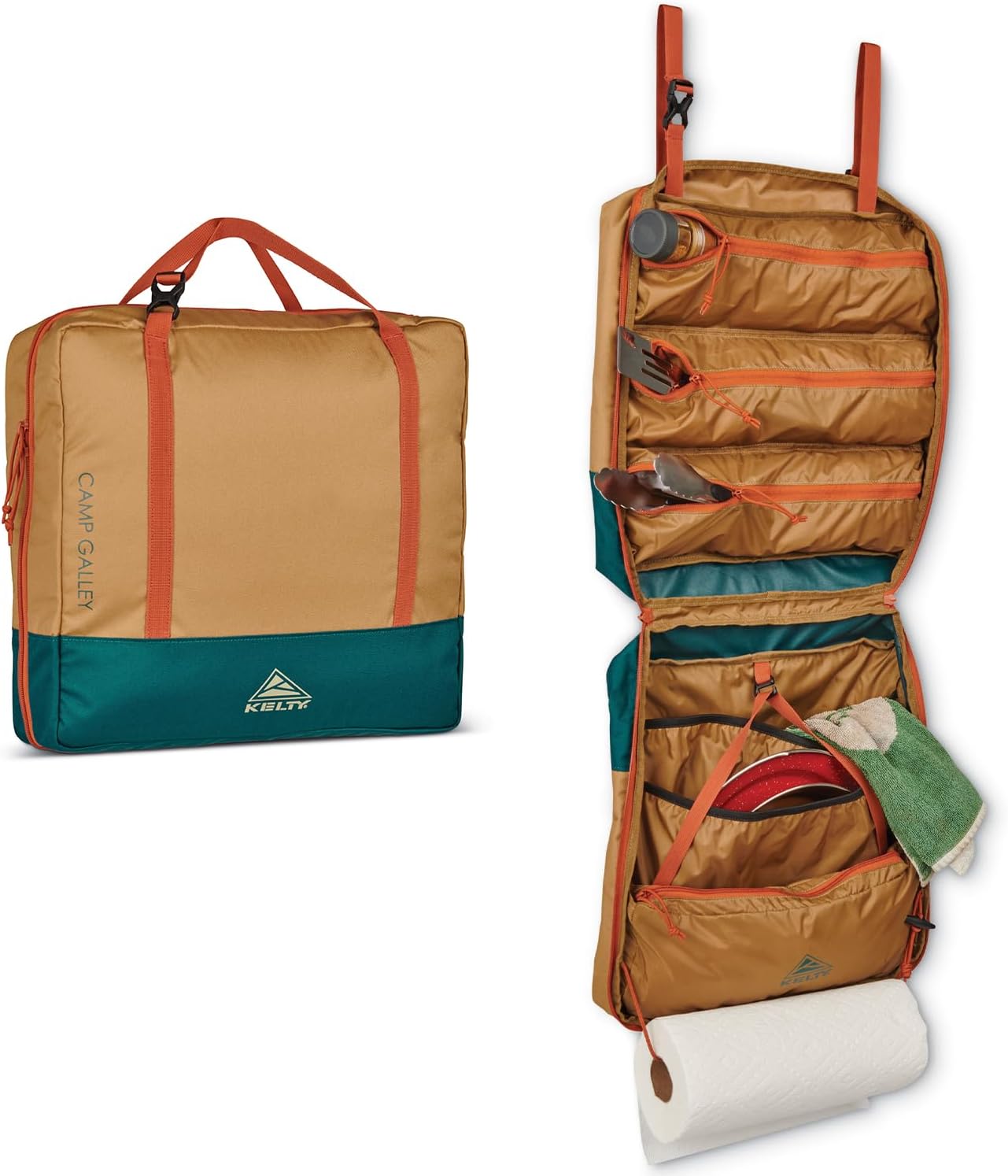 Camping Cooking Essentials Kit - Organisateur d'accessoires de cuisine en plein