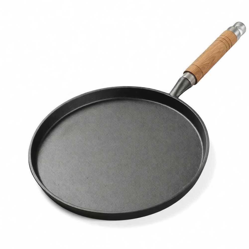 Camping Cooking Cast Iron - Poêle à frire en fonte, plat
