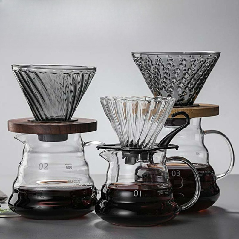 Camping Cooking Accessories - Ensemble de cafetière en verre Borosilicate