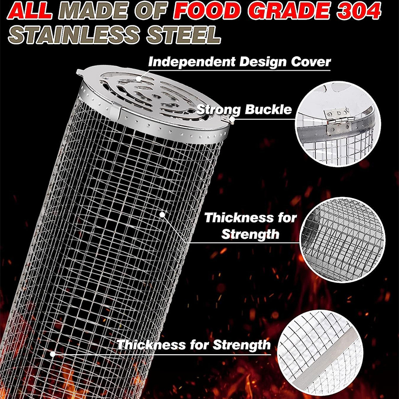 Panier de Barbecue en acier in - Camping Cooking Basket avis et prix