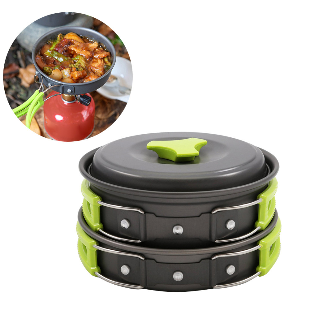 Ensemble de 10 ustensiles de c - Camping Lightweight Cooking Pot avis et prix