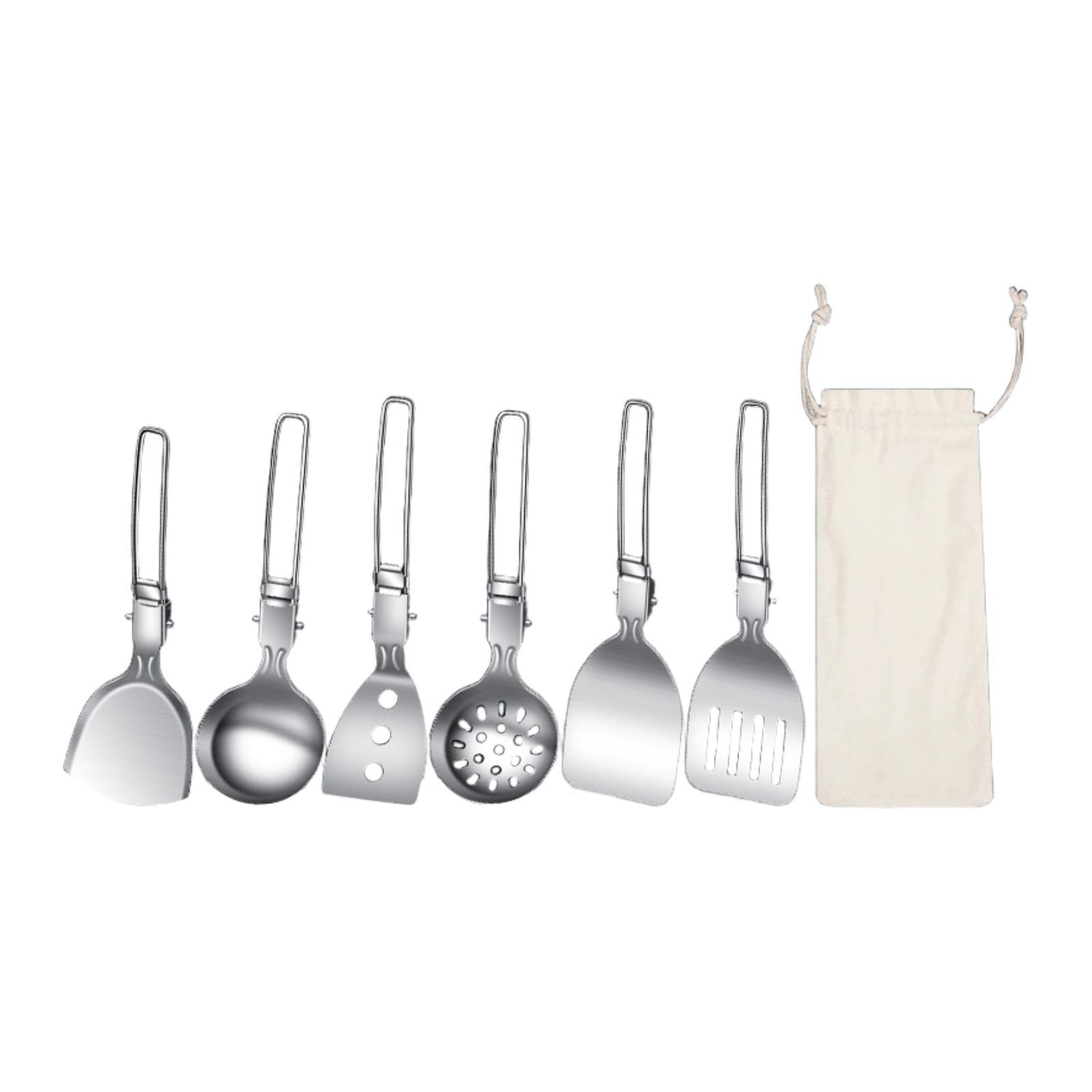 7 pièces ensemble d'ustensiles - Camping Cooking Essentials Kit avis et prix