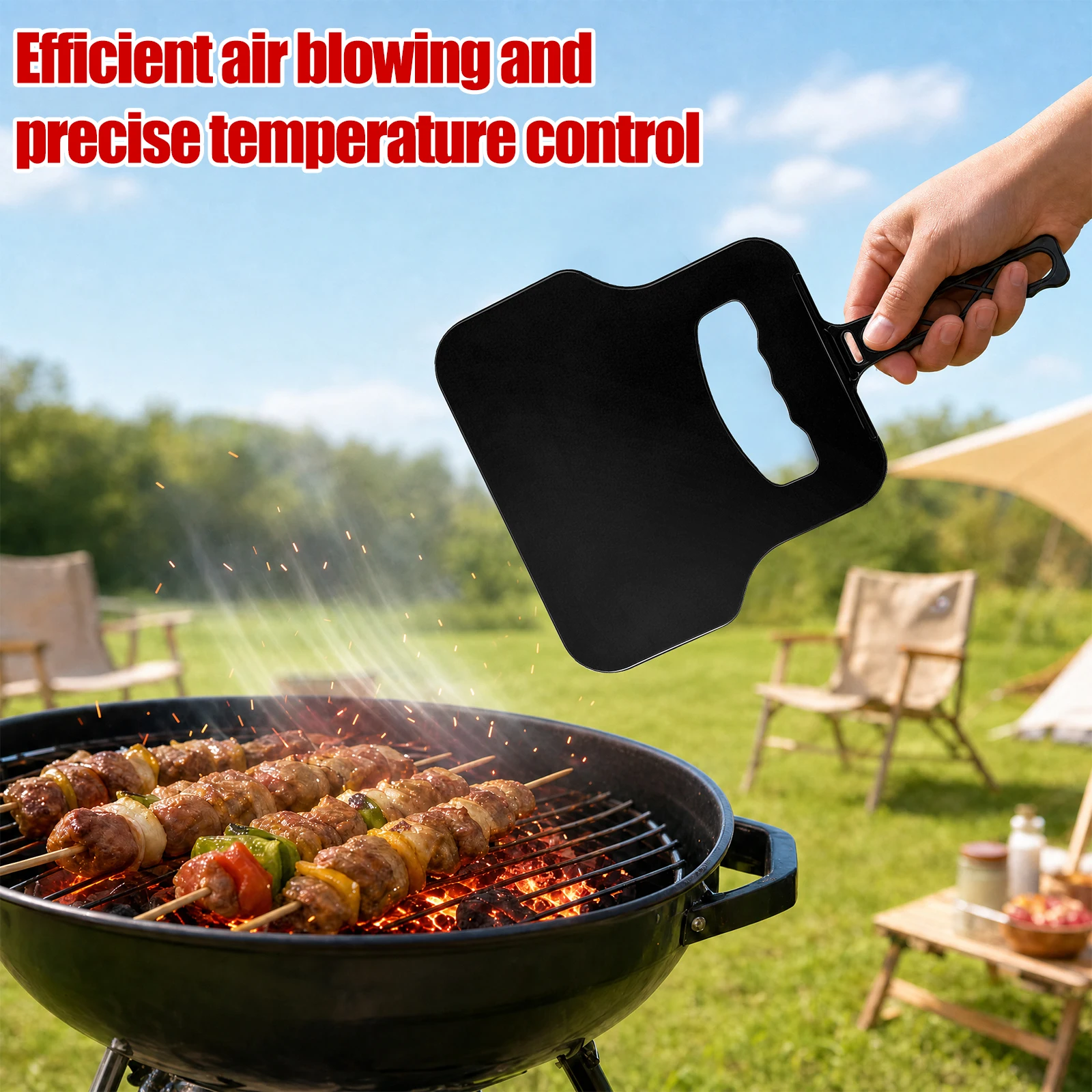 Ventilateur manuel en plastiqu - Camping Cooking Device avis et prix
