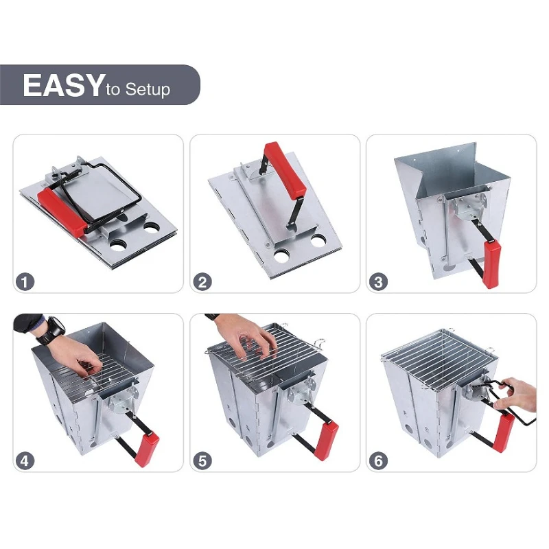 1 pièce : Grille de camping pl - Charcoal Chimney Starter avis et prix