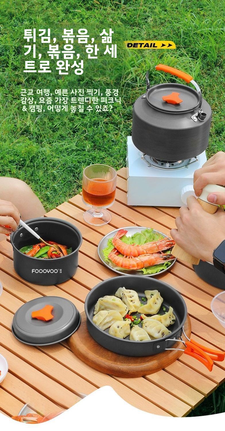 Ensemble de cuisine de camping - Camping Lightweight Cooking Pot avis et prix