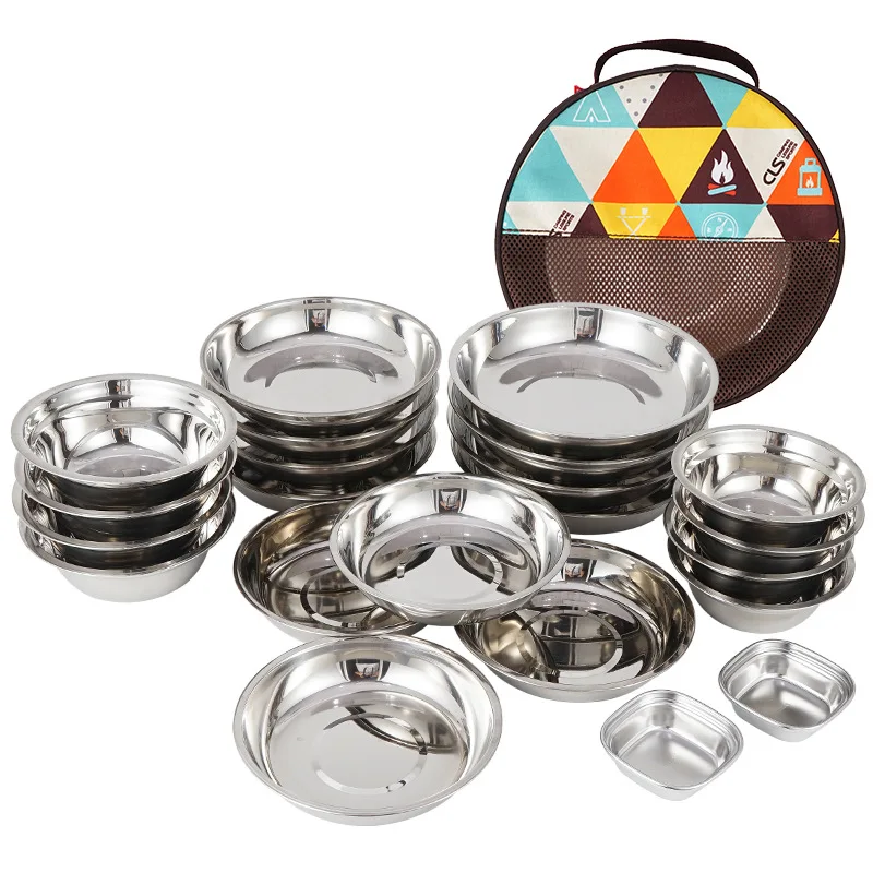 Nouvel ensemble de vaisselle p - Camping Cooking Dining Set avis et prix