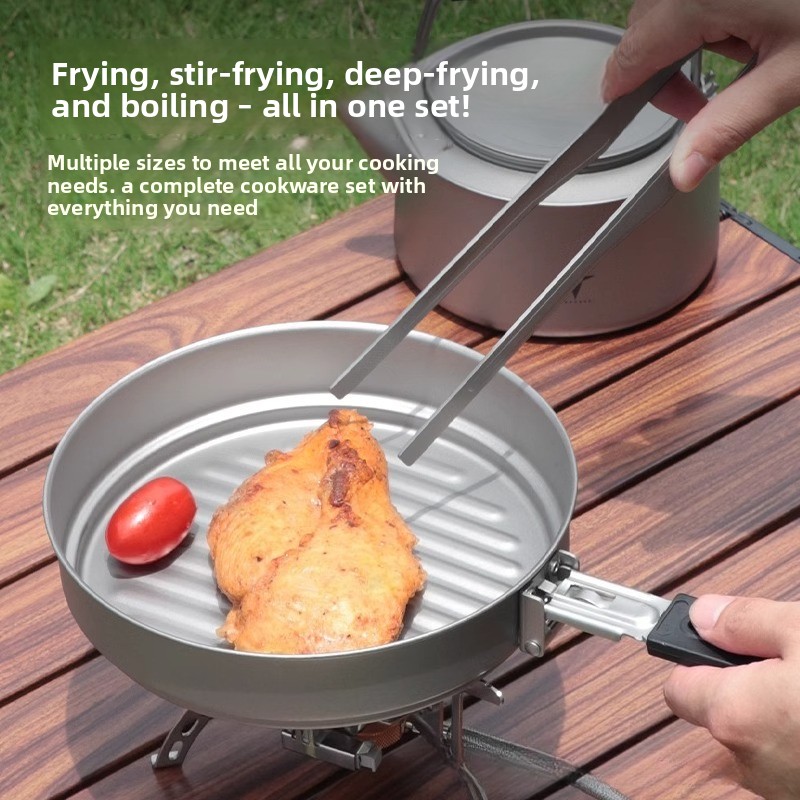 Ensemble de casseroles en tita - Camping Lightweight Cooking Pot avis et prix