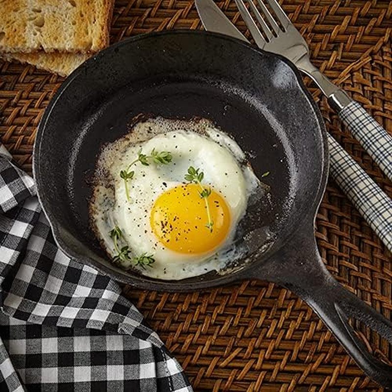 Poêle en fonte de 6 pouces, po - Camping Cooking Cast Iron avis et prix
