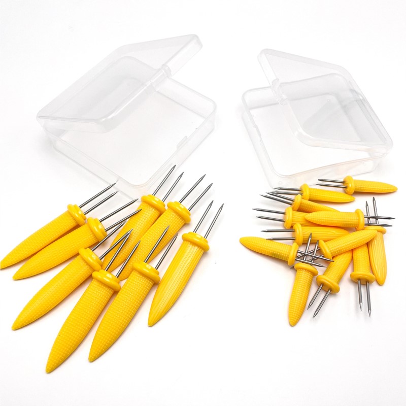 Supports à maïs en acier inoxy - Camping Cooking Container avis et prix
