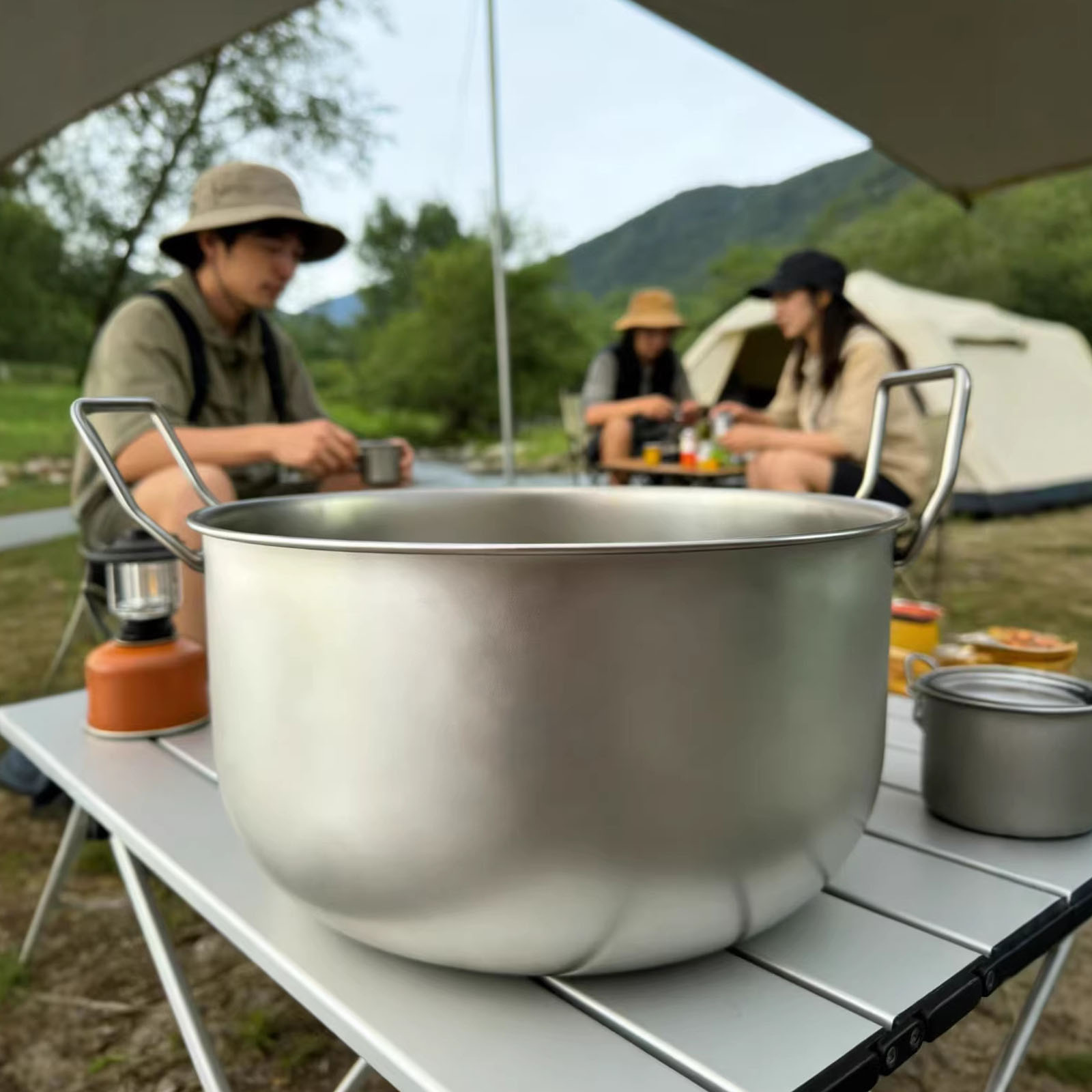 Marmite de camping en acier in - Camping Cooking Pot avis et prix