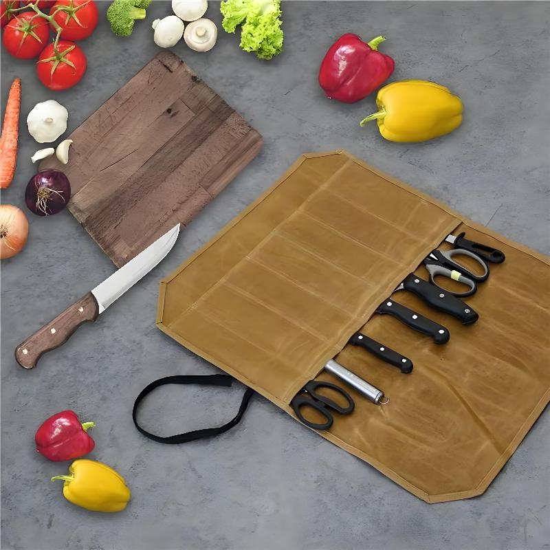 Rouleau à couteaux de chef en  - Camping Cooking Kitchen avis et prix