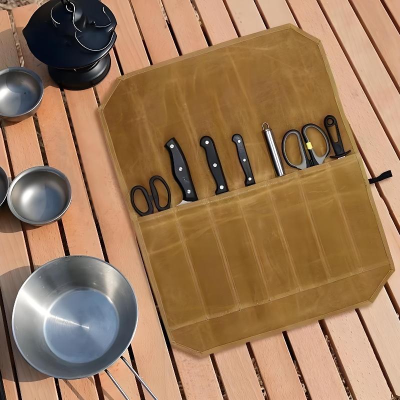 Rouleau à couteaux de chef en  - Camping Cooking Kitchen avis et prix
