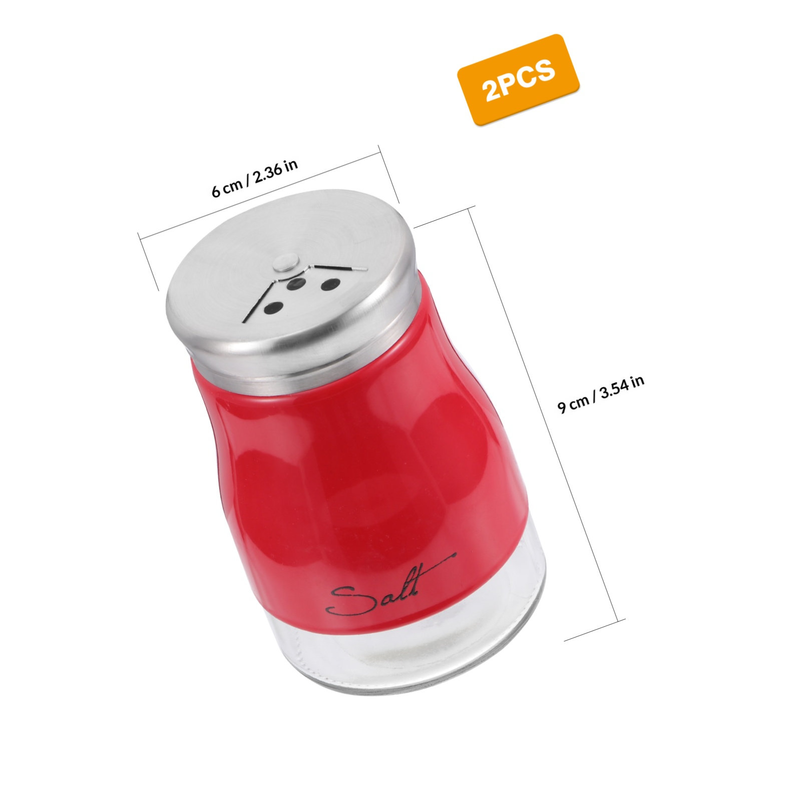 Lot de 2 salières en verre ave - Camping Cooking Kitchen avis et prix