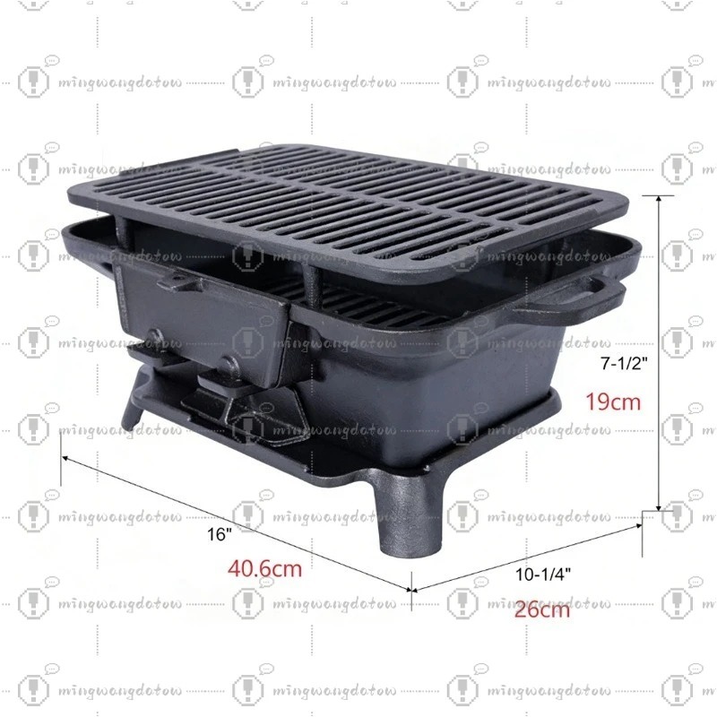 Barbecue au charbon en fonte n - Camping Cooking Cast Iron avis et prix