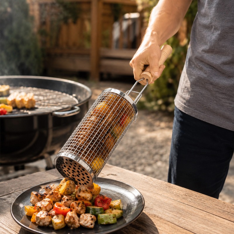 Ensemble de paniers de barbecu - Camping Cooking Basket avis et prix