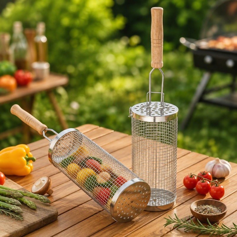 Ensemble de paniers de barbecu - Camping Cooking Basket avis et prix