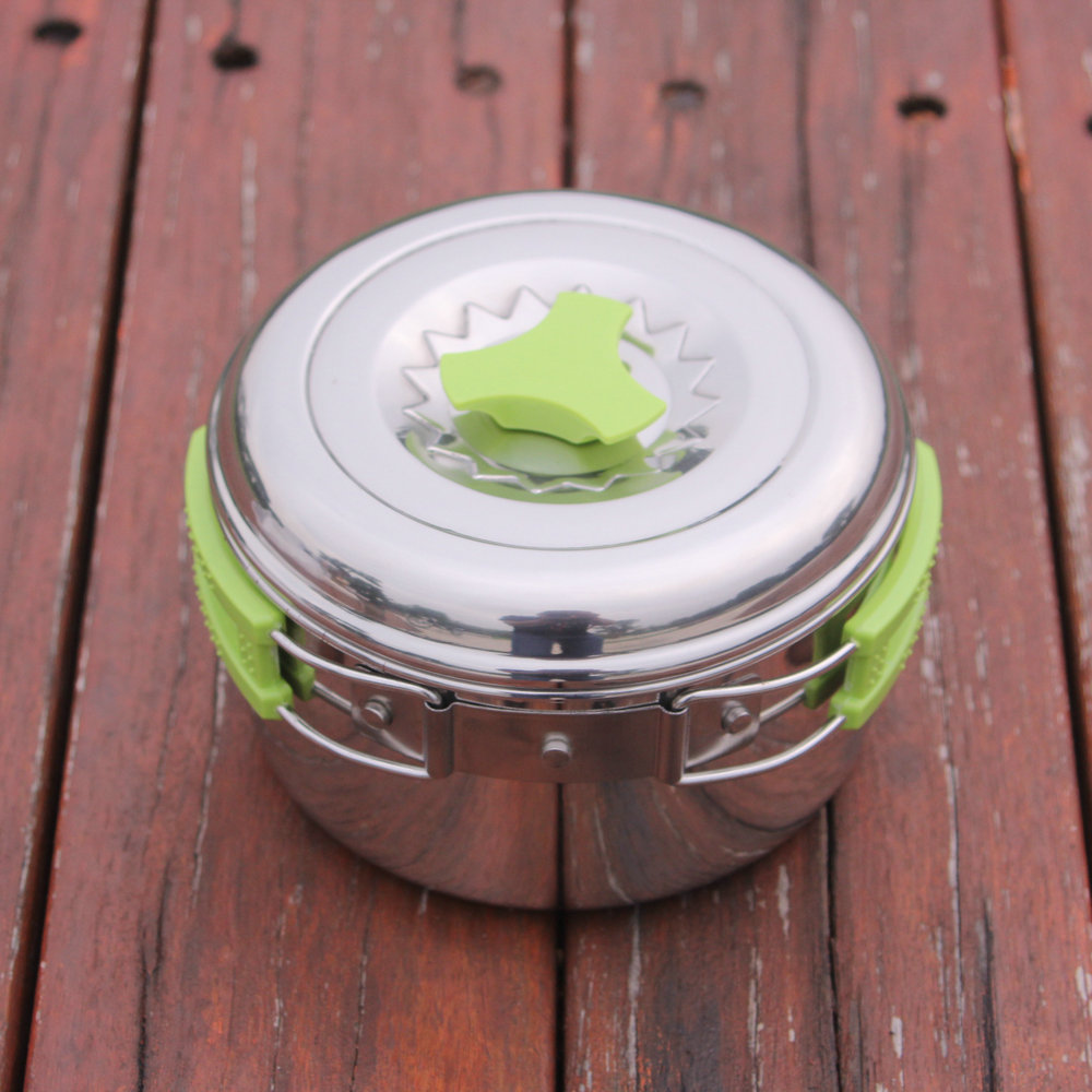 Pot de Camping léger en acier  - Camping Lightweight Cooking Pot avis et prix