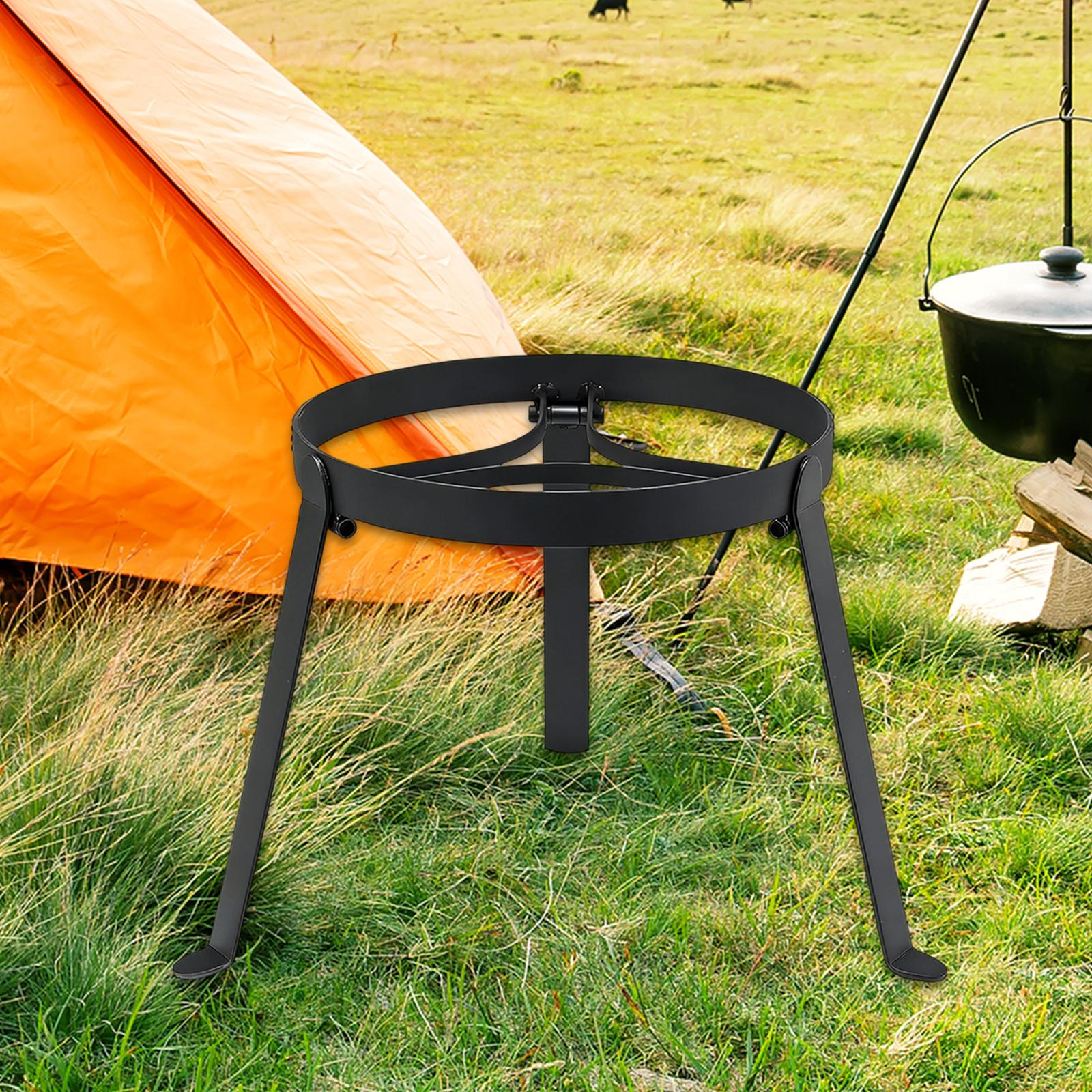 Trépied pliable en fer pour cu - Camping Cooking Device avis et prix