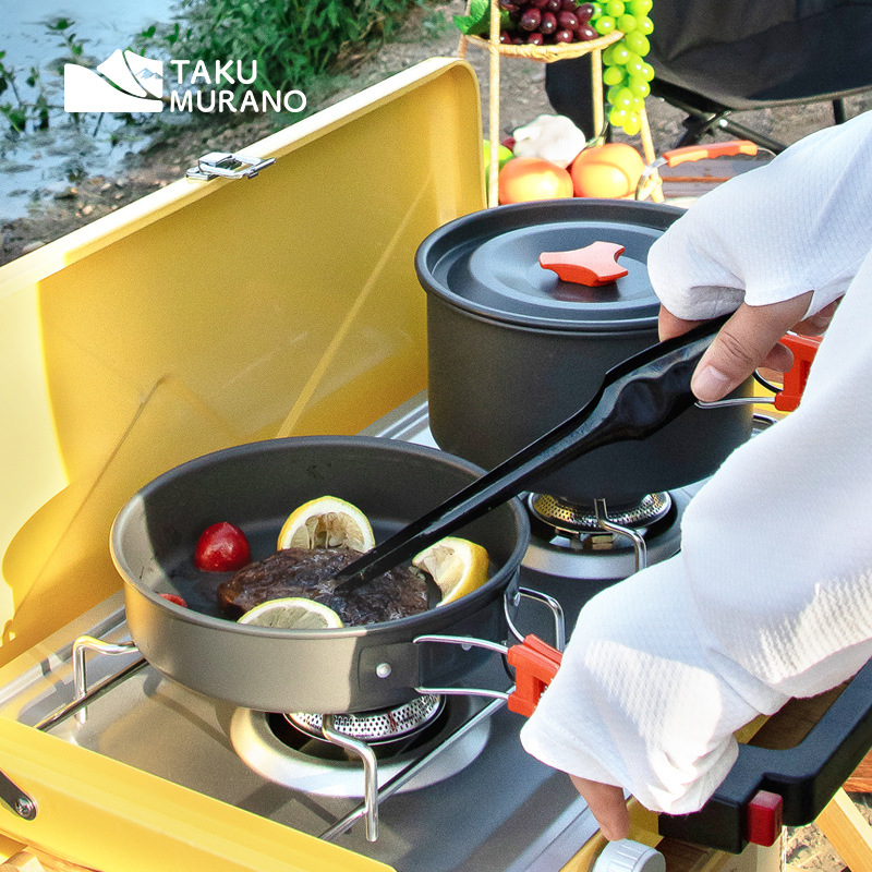 Ensemble de vaisselle de campi - Camping Cooking Basket avis et prix
