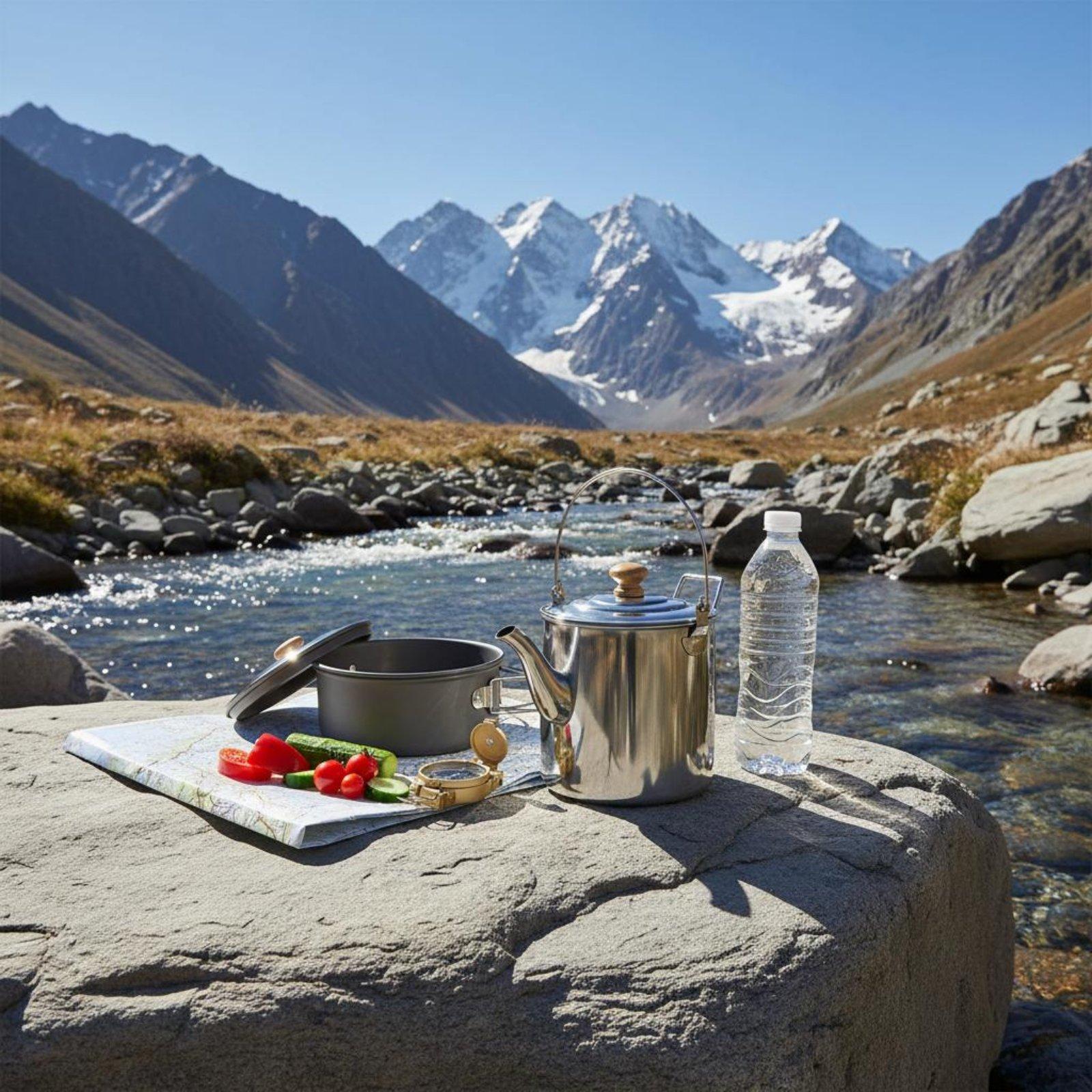 Ensemble de cuisine portable e - Camping Cooking Container avis et prix