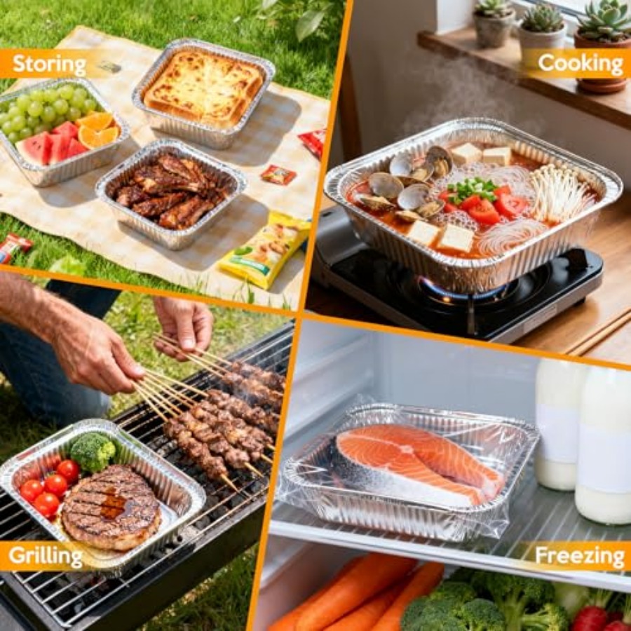 Barquettes en aluminium jetabl - Aluminum Foil Heavy Duty avis et prix