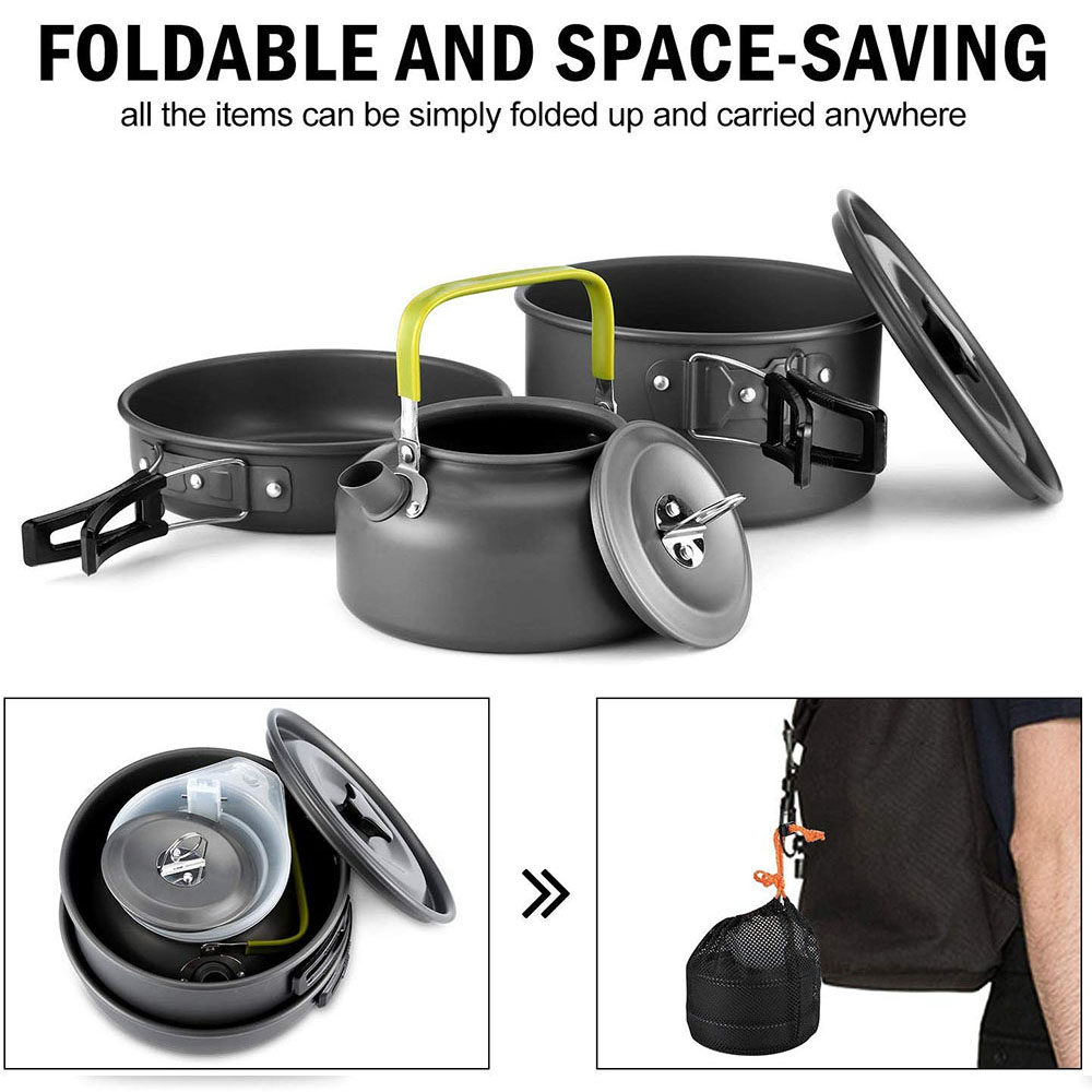 Ensemble de vaisselle de campi - Camping Cooking Accessories avis et prix