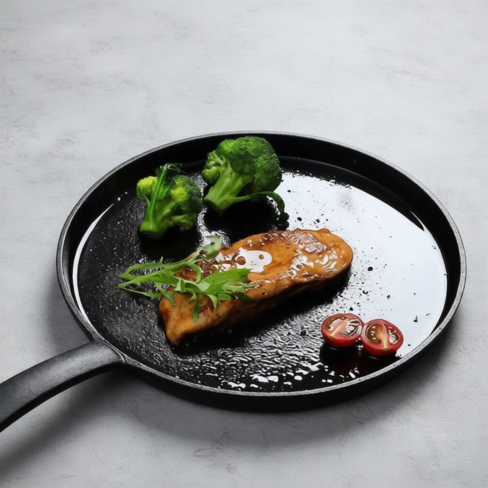 Poêle à frire en fonte, plat à - Camping Cooking Cast Iron avis et prix